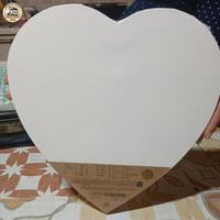 Tela a forma di CUORE 30x30 cm