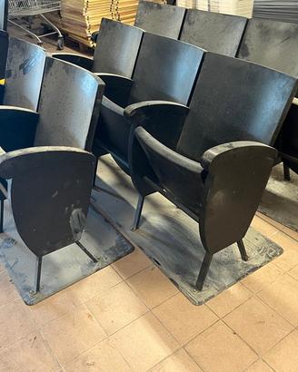 Sedie in legno da cinema pieghevoli