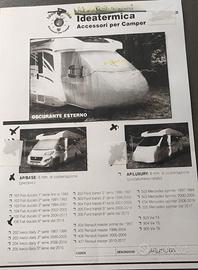 Copertura oscurante camper