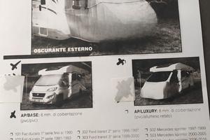 Copertura oscurante camper