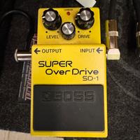 Pedale BOSS super overdrive sd1