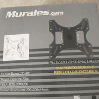 supporto TV a muro Murales by Ciatti 