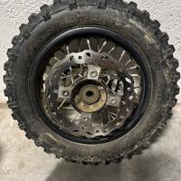 Cerchio posteriore pit bike da 10 con disco