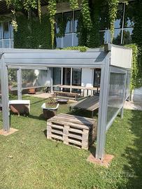 
Pergola bioclimatica alluminio 7x7 m – motoriz.