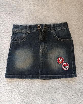 Minigonna bambina 6 anni