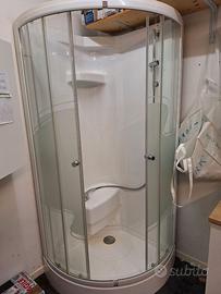 Box/Cabina doccia semicircolare in vetro temperato