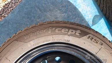 Treno di gomme invernali complete cerchi in ferro