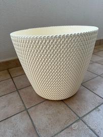 Vaso Coprivaso plastica Panna