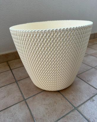 Vaso Coprivaso plastica Panna