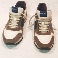 Boggi Milano sneakers tessuto tecnico e pelle - 45