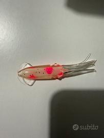 Calamaretti in silicone per trainare a galla 10 pz