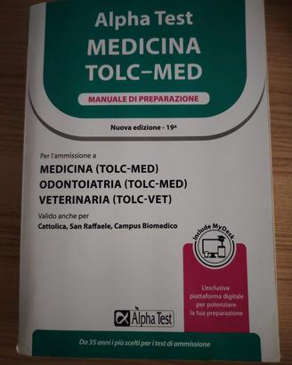 Libro Alpha Test manuale teorico di preparazione 