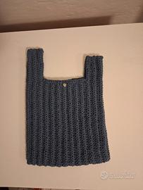 borsa ad uncinetto,pochette fatta a mano,borsa