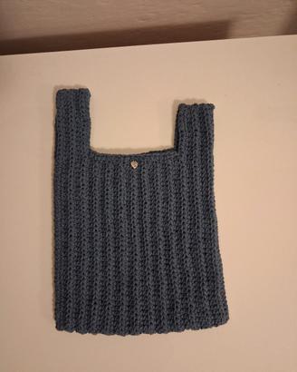 borsa ad uncinetto,pochette fatta a mano,borsa