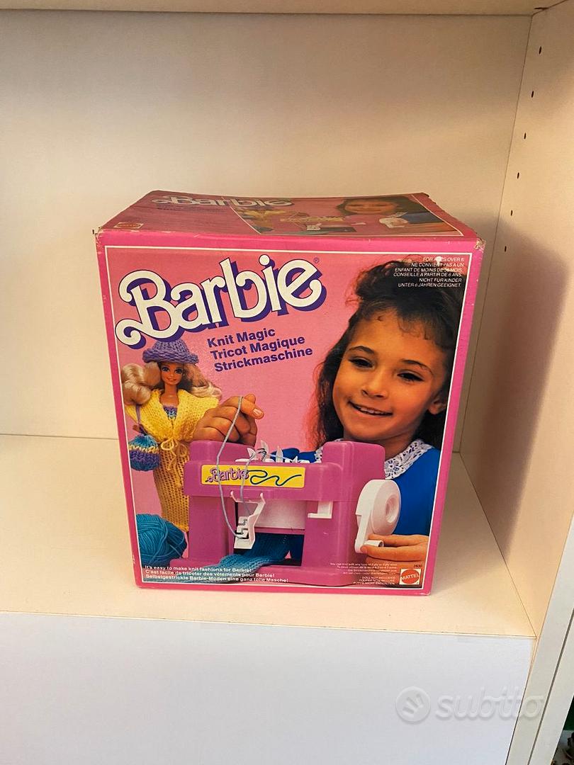 Barbie Knitting Machine Macchina Lana Barbie Barbie Maglieria Magica  Vintage Anni '90 Tutto Per I Bambini