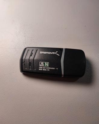 Adattatore USB Wireless  Sabrent 802.11N