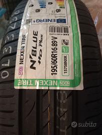 4 PNEUMATICI ESTIVI NUOVI 195/60/R16