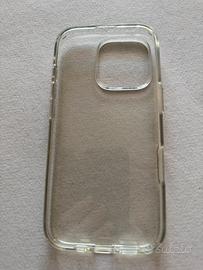 Cover Iphone 16 pro Spigen silicone trasparente