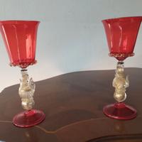 Calici da collezione in vetro di Murano
