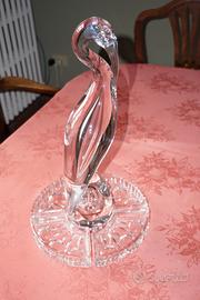 Centrotavola Airone di cristallo