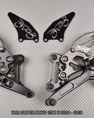 Pedane arretrate KTM SUPER DUKE 1290 SD 2014 2019