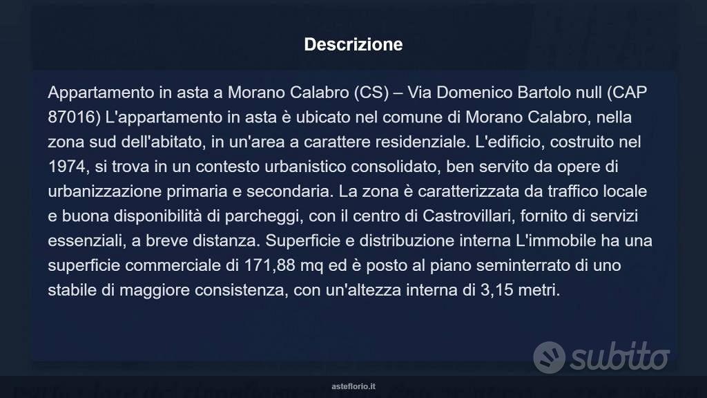 Appartamento – Morano Calabro, Cosenza - Altro