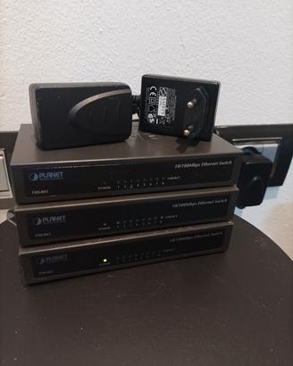 Switch rete ethernet 8 porte 10/100 Planet FSD-803