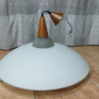 Lampadario in vetro bianco illuminazione lampada