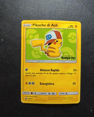 Ash Pikachu SM 112 - Carte Pokemon 