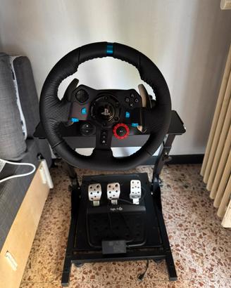 Volante e pedaliera G29 per PS e PC