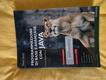 PROGRAMMAZIONE DI BASE EAVANZATA JAVA PEARSON