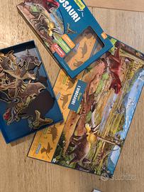 39 magneti dinosauro più tabellone 