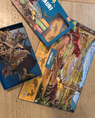 39 magneti dinosauro più tabellone 