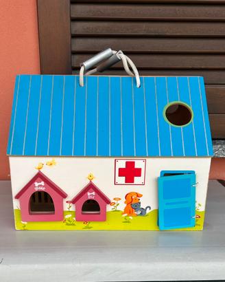 Janod clinica veterinaria in legno