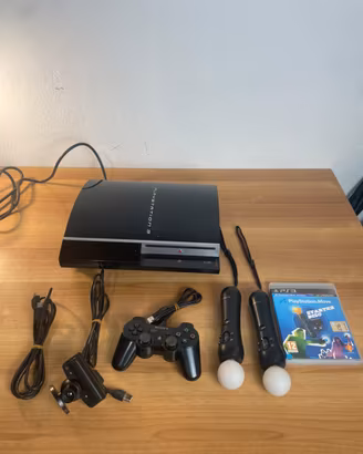 PS3 Fat + Kit Move e Accessori