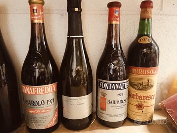  4 bottiglie vino barbaresco fontanafredda