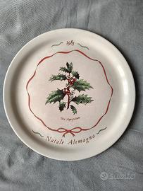 Piatto Natale Alemagna 1985