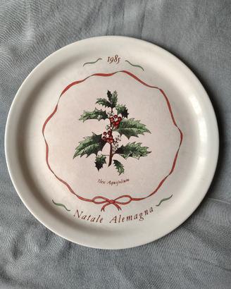 Piatto Natale Alemagna 1985