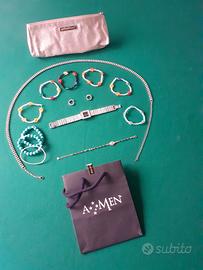 Set gioielli bijoux NUOVI + Pochette Primadonna