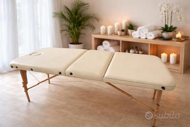 Lettino Massaggi 3 Zone Pieghevole