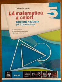 la Matematica a colori 5 codice ISBN 9788849420180