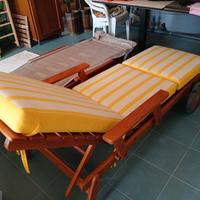 lettini da giardino o bordo piscina