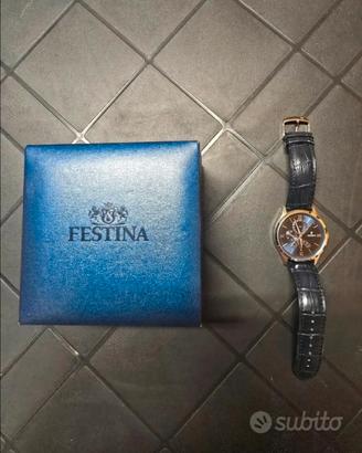 orologio festina azzurro