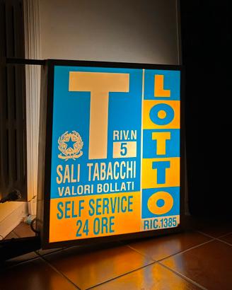 Insegna luminosa Sali Tabacchi
