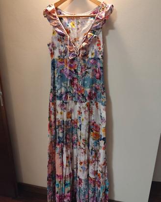 vestito lungo estivo fiorato