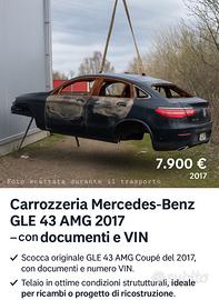 Carrozzeria MB GLE AMG 2017 con telaio e documenti