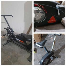 Ciclette elettronica e attrezzo/vogatore totalbody