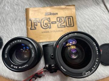 Nikon FG-20 con 2 zoom TOKINA