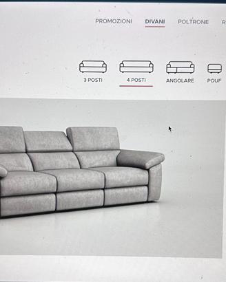 Divano Locatello 4 posti Poltronesofà nuovo