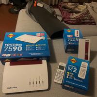 Router Wifi - Adsl + Wifi extender Avm Fritz!box